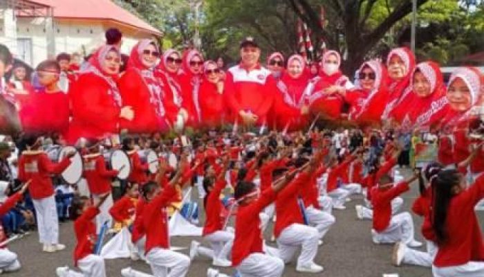Spektacular, Marsching Band SDN 4 Anggrek Ambil Bagian Dalam Peringatan HUT Proklamasi