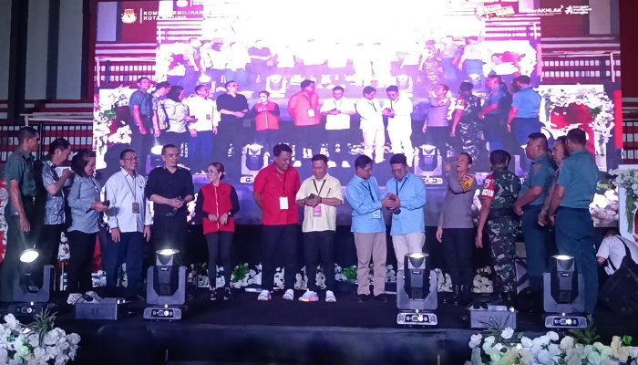 KPU Bitung Tetapkan Nomor Urut Calon Walikota Dan Wakil Walikota Bitung