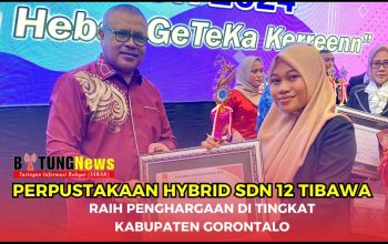 SDN 12 Tibawa Raih Juara 1 Tingkat Kabupaten Berkat Inovasi Perpustakaan Hybrid