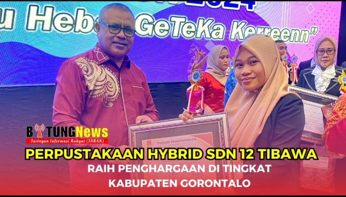 SDN 12 Tibawa Raih Juara 1 Tingkat Kabupaten Berkat Inovasi Perpustakaan Hybrid