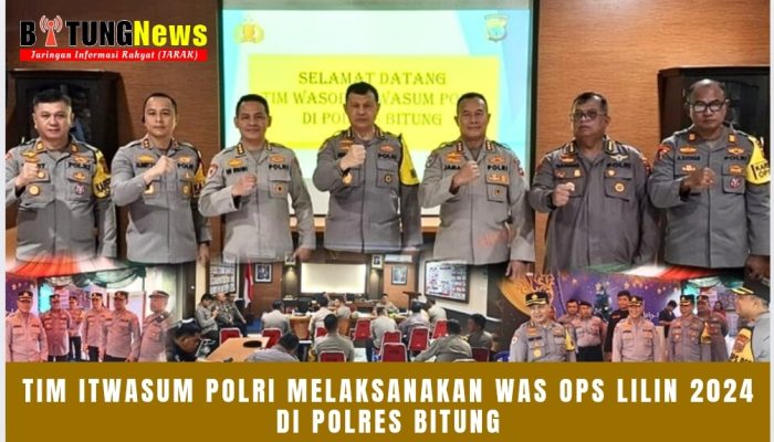 Kapolres Bitung Terima kunjungan Tim Itwasum Polri