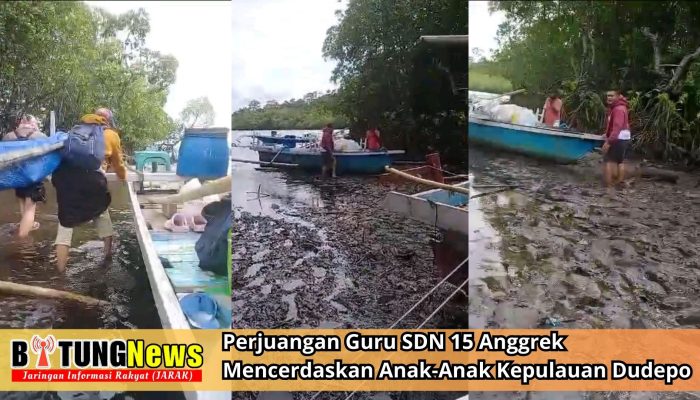 Perjuangan Guru SDN 15 Anggrek Mencerdaskan Anak-Anak Kepulauan Dudepo