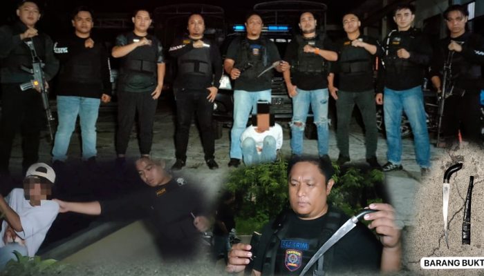 Tim Tarsius Presisi Polres Bitung Amankan AM Warga Girian Permai