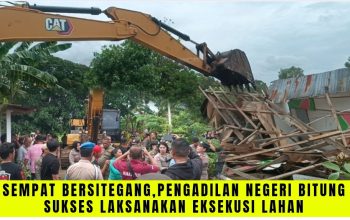 Sempat Bersitegang, Pengadilan Negeri Bitung Sukses Laksanakan Eksekusi Lahan