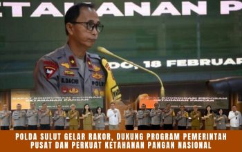 Polda Sulut Gelar Rakor, Dukung Program Pemerintah pusat dan perkuat ketahanan pangan nasional