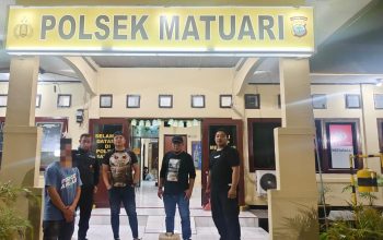 Gagalkan Penyelundupan 150 Liter Miras, Polsek Matuari Jaga Ketat Kota Bitung dari Ancaman Kriminalitas