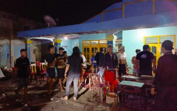 Jaga Ketertiban, Kapolres Bitung Turun Tangan Tertibkan Keramaian Larut Malam