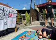 Aksi Tidur Amed Gorapu di CFD Limboto: Ada Apa dengan Puskesmas Itu?