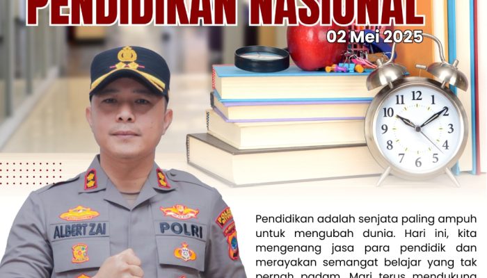 Kapolres Bitung AKBP Albert Zai: Pendidikan Adalah Senjata Paling Ampuh untuk Mengubah Dunia