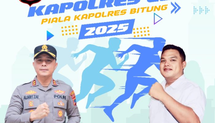 Ajang Lari 100 Meter “Piala Kapolres Bitung”: Merawat Keamanan Lewat Semangat Olahraga Generasi Muda