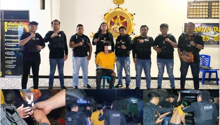 Polres Bitung Tangkap Residivis Penganiayaan dengan Kunci Treker, Motif Cemburu