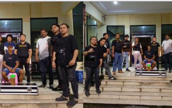 Polres Bitung Hentikan Pesta Ulang Tahun Tanpa Izin, Miras dan Alat Musik Diamankan