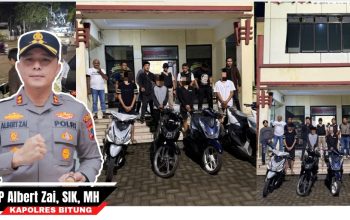 Polres Bitung Tak Toleransi, Aksi Balap Liar dan 4 Remaja Langsung Diamankan
