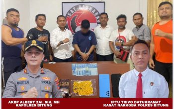 Polres Bitung Tangkap Residivis Pengedar Obat Keras Jenis Hexymer, Ratusan Butir Disita