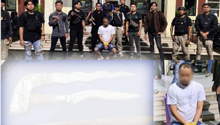 Terungkap! Bengkel Sajam diBitung Digerebek Polisi, Pemilik Diduga Suplai untuk Aksi Premanisme