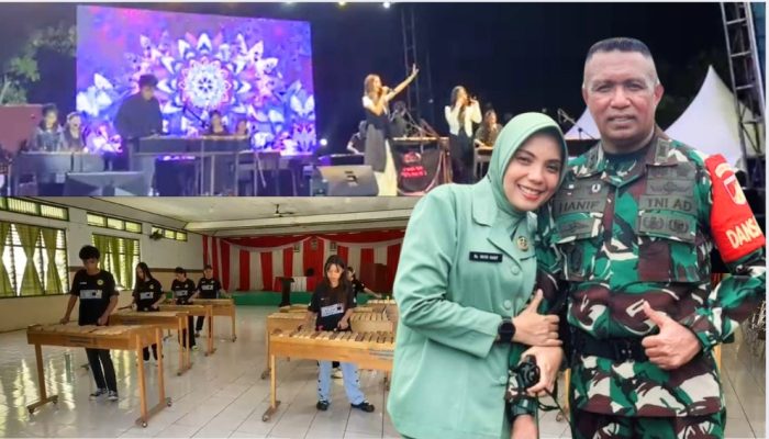 Harmoni Harapan diPanggung FTL 2025 Dari Sanggar Kolintang Tarsier Cute Bitung dan Cinta Dari Kodim 1310/Bitung untuk Budaya