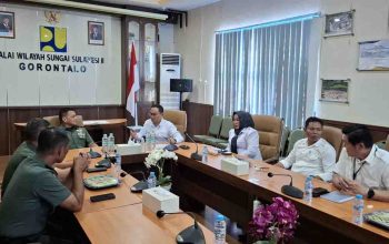 Danrem 133/NW Melaksanakan Audensi Dengan BWS II Gorontalo