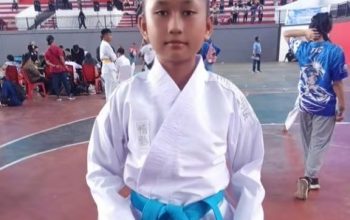 Vallery Mangeke, Karateka Cilik Bitung Juara O2SN dan Wakili Kota di Tingkat Provinsi