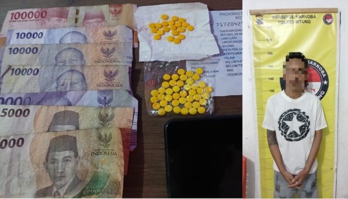 Kembali ke Lingkaran Gelap: Residivis Pengedar Obat Keras Diringkus Lagi Polres Bitung