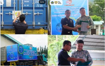 Bea Cukai Bitung Kawal Ekspor Perdana Tuna Ramah Lingkungan PT. SMS ke AS dan Belanda