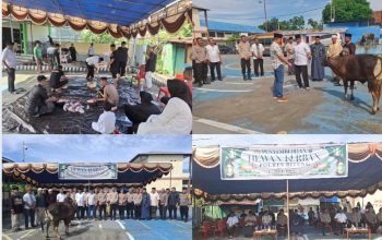 Idul Adha,Kurban Jadi Jalan Polres Bitung Merajut Kepedulian dan Kebersamaan