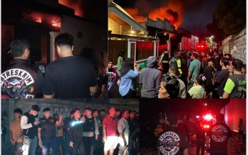 Gudang Sembako Dilalap Sijago Merah, Polres Bitung Terjunkan Tim Inafis
