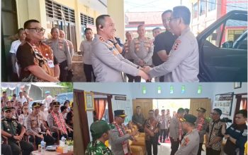 Disambut Kapolres Bitung, Brigjen Pol Rudy Syafirudin Apresiasi Kinerja Tiga Pilar di Bitung