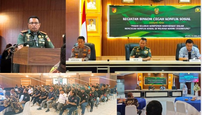 Binkom Kodim 1310/Bitung: Komunikasi Jadi Kunci Redam Konflik Sosial