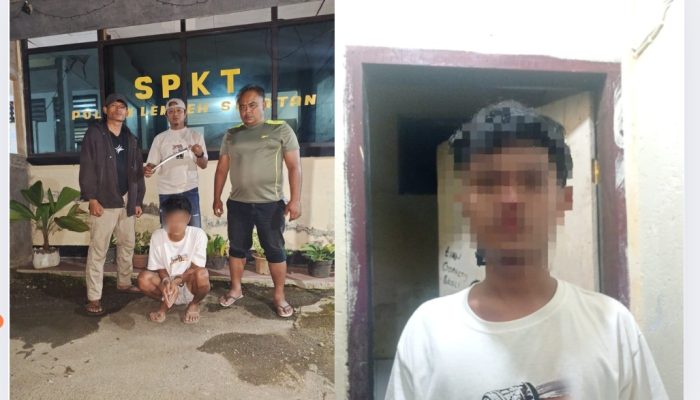 Kurang dari Dua Jam, Polsek Lembeh Selatan Tangkap Pelaku Penganiayaan Bersajam diBitung