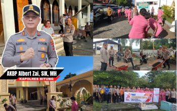 Maknai HUT Bhayangkara ke-79, Kapolres Bitung Pimpin Bakti Religi