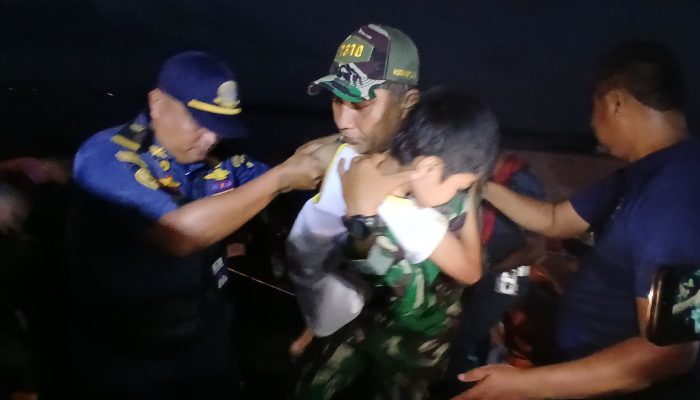 Tanggap Darurat KM Barcelona V , Kodim 1310/Bitung Kerahkan Personel Bantu Evakuasi Ratusan Penumpang