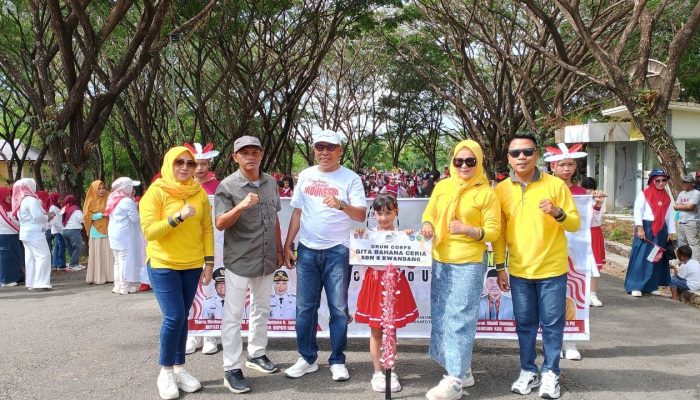 Drum Band SDN 8 Kwandang Buka Semangat Nasionalisme di Pencanangan HUT ke-80 RI, Kadisdik : Ini Bagian Pembentukan Karakter Siswa