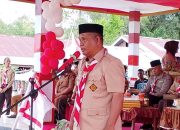 Ketua Kwaran Anggrek Agus Lajambu Buka Perkemahan Pramuka di Tolongio
