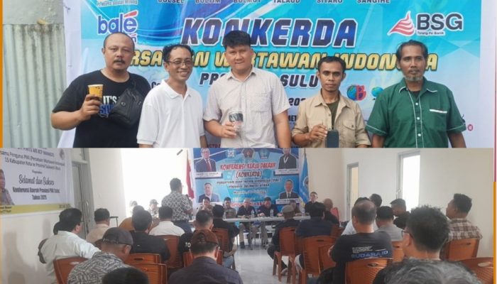PWI Bitung Tampil Strategis di Konkerda PWI Sulut 2025, Tegaskan Dukungan ke Hendry Ch Bangun