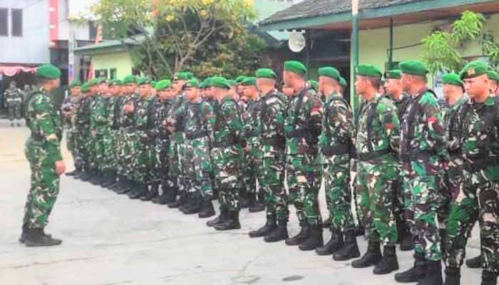 Korem 133/NW Gelar Apel Siaga Antisipasi Aksi Unjuk Rasa di Gorontalo