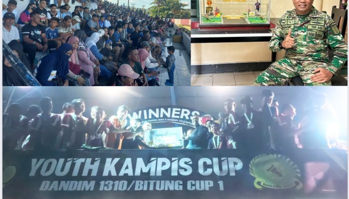 KJS Juara Youth Kampis Cup I 2025, Dandim 1310/Bitung Dorong Pembinaan Sepak Bola Berkelanjutan