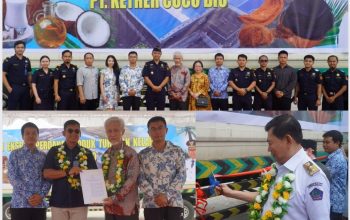 Bea Cukai Bitung Dorong Ekspor Perdana 260 Ton Santan Kelapa Sulut ke Tiongkok