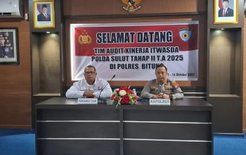 Dorong Akuntabilitas Polri, Itwasda Polda Sulut Gelar Audit Kinerja Tahap II di Polres Bitung