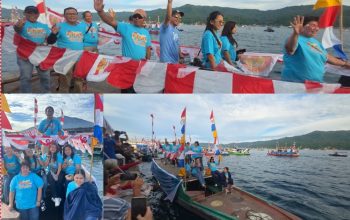 Perumda Pasar Bitung Meriahkan Puncak FPSL 2025 Lewat Parade Kapal Hias dan Aksi Sosial
