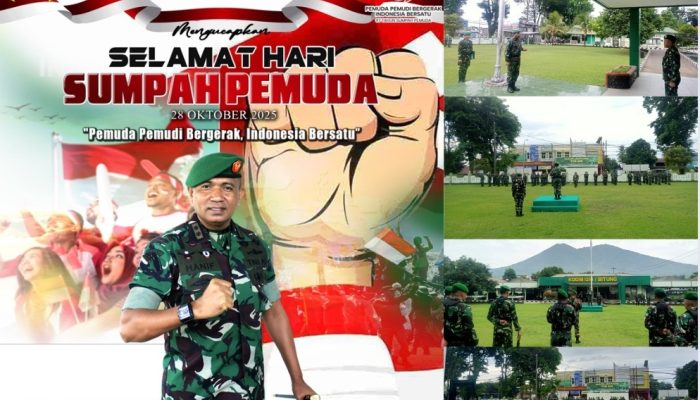 Dandim 1310/Bitung Pimpin Upacara Hari Sumpah Pemuda ke-97