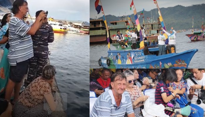 Turis Mancanegara Nikmati Keindahan Sailing Pass dan Parade Perahu Hias di FPSL 2025