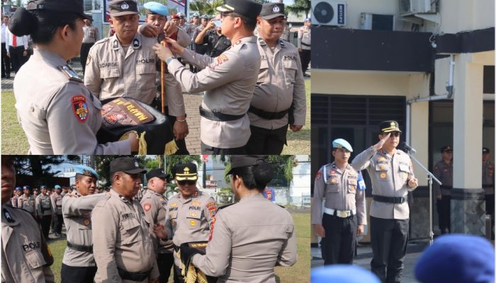 Kapolres Bitung Pimpin Pelantikan Pamapta, Wujud Komitmen Polri Tingkatkan Pelayanan Publik