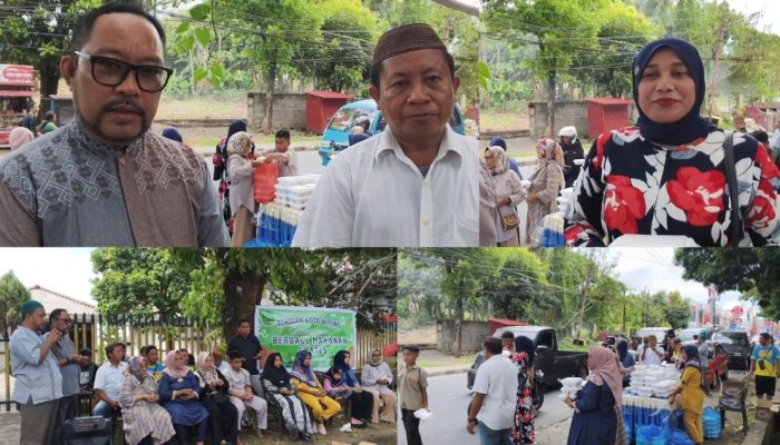 ‎Majelis Alhikam Kota Bitung Bagikan Makanan Gratis untuk Para Pencari Nafkah