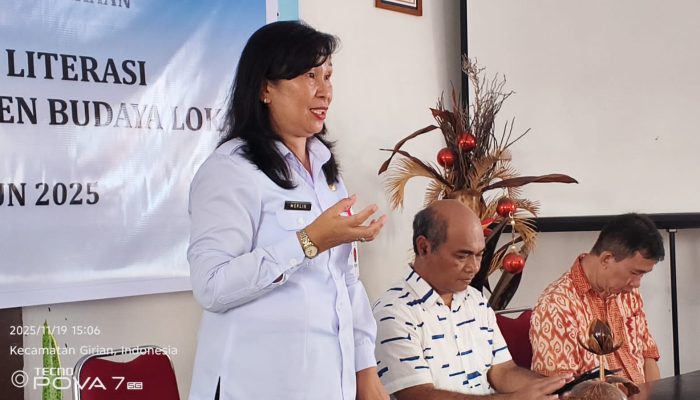 Merlin Wulur Dorong Penguatan Literasi Berbasis Budaya Lokal di Bitung