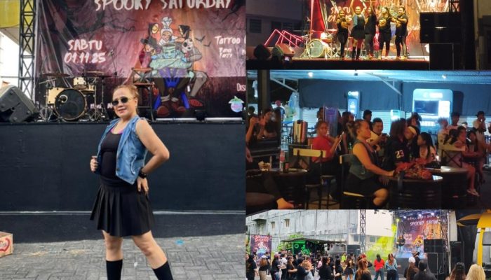 Meyke Rinkuangan Warnai Spooky Saturday Vol. 3 Bitung dengan Energi Positif Zumba dan Kolaborasi Komunitas