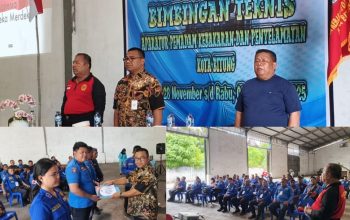 Sinergi Pemkot Bitung Bersama CV Dvincen Jaya, Forsman Dandel Tutup Bimtek Aparatur Damkar Bitung