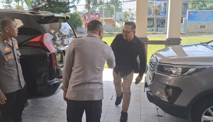 Kapolres Bitung Sambut Tim Pemeriksa BPK RI