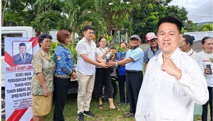 Menanam Harapan : Bibit Pohon Produktif Warnai Reses Paulus Denny Liemitang