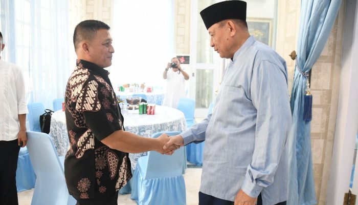 Danrem 133/Nani Wartabone Perkuat Sinergitas Melalui Halal Bihalal Bersama Forkopimda Gorontalo