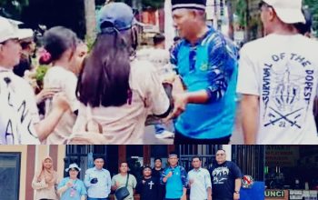 Ranang Ranti Pimpin Pemuda BKPRMI Berbagi untuk Remaja GMIM di Pawai Paskah Bitung